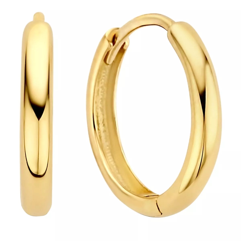 Isabel Bernard Créoles Rivoli Morgane 14 karat hoop earrings Gold
