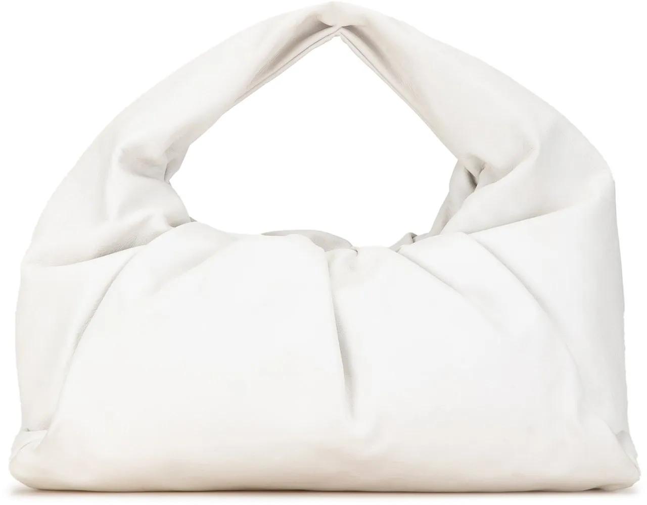 Bottega Veneta Hobo bags 2018-2023 Lambskin The Shoulder Pouch in wit