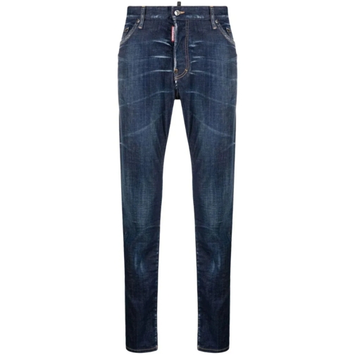 Dsquared2 Slim-Cut Stretch-Cotton Jeans Blue Jeans