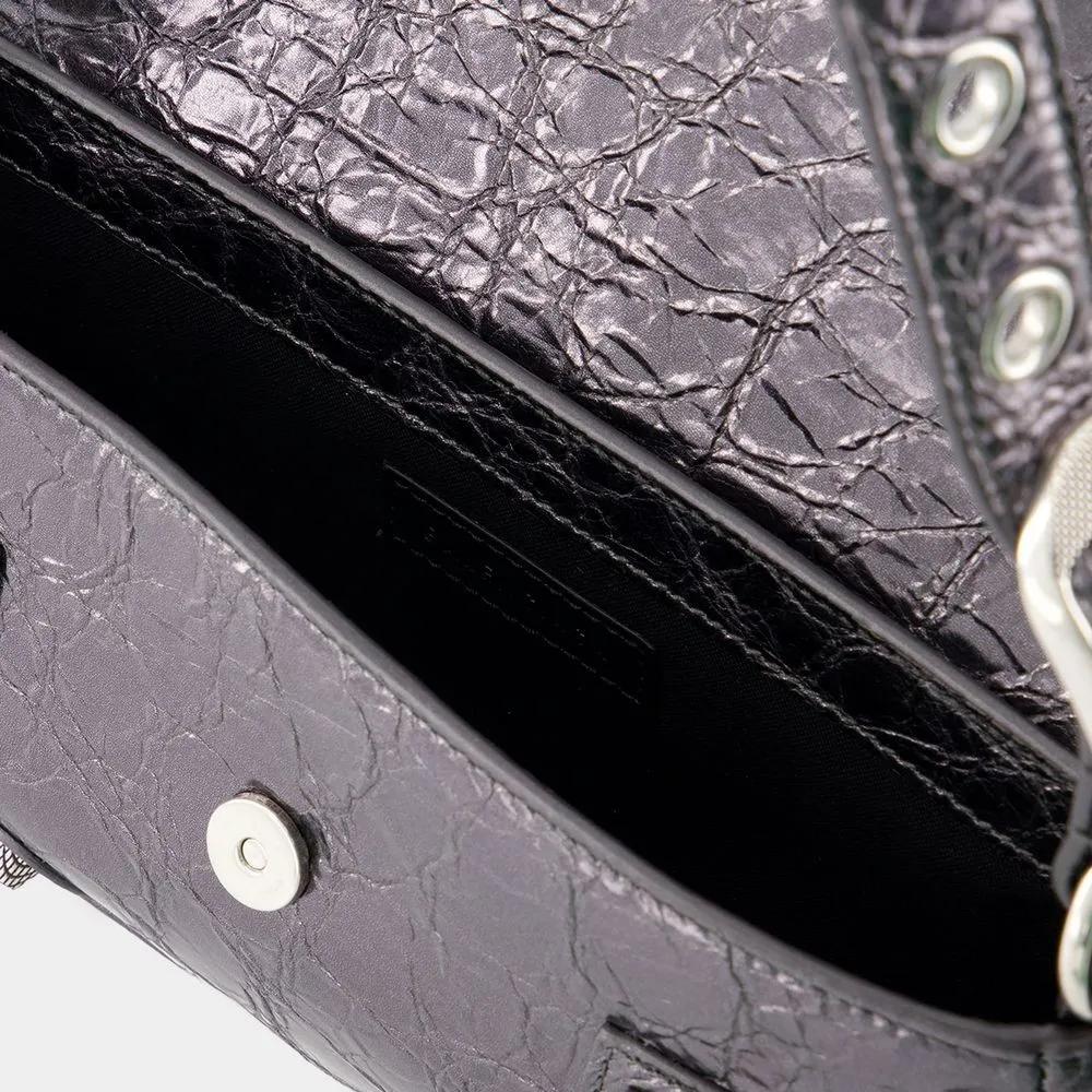 Balenciaga Hobo bags Le Cago Sling Xs Shoulder Bag Leather Grey in grijs