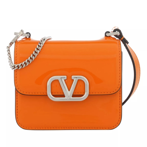 Valentino Garavani Mini Crossbody Leather Pale Apricot Crossbody Bag