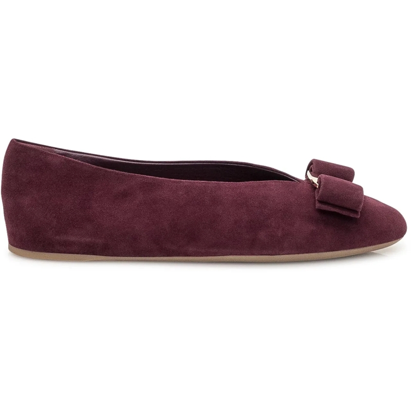 Salvatore Ferragamo Ballerines Ballerine Ferragamo in camoscio lila