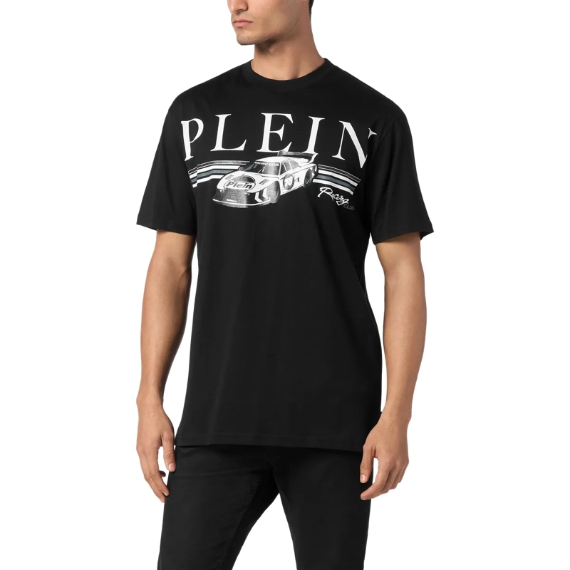 Philipp Plein T-Shirt T-Shirt Racing weiss(Image 3)