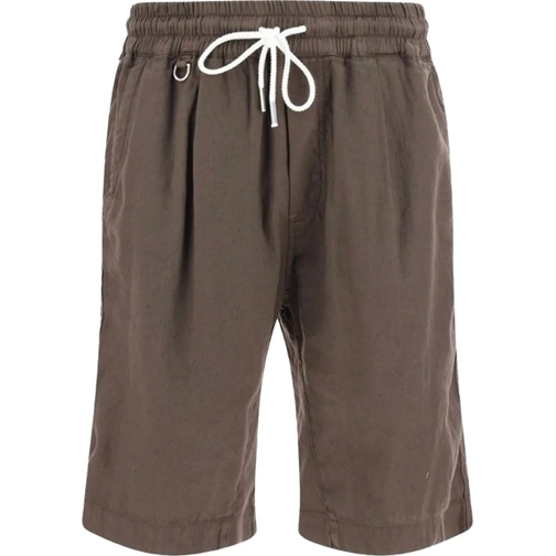 Paolo Pecora Kurze Hosen Paolo Pecora Linen Shorts schwarz