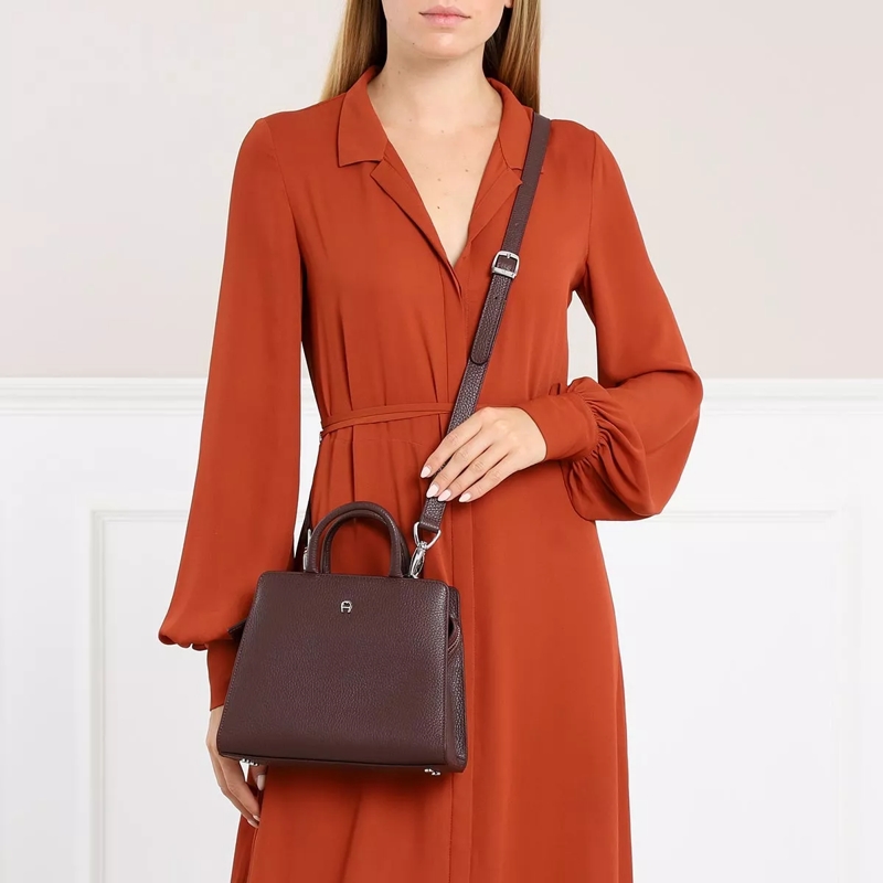 AIGNER Sac à bandoulière Cybill Burgundy(Image 2)