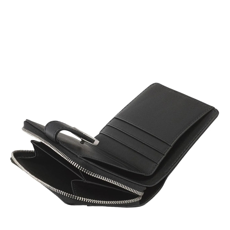 MCM Bi-Fold-Portemonnaie Aren Visetos Small Wallet Mni Bk Black(Image 3)