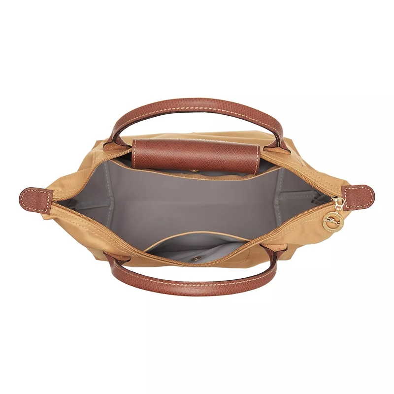 Longchamp Satchel Le Pliage Original Handbag S Fawn (Image 6)