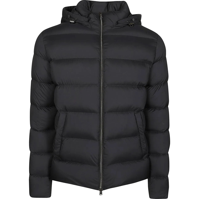 Herno Daunenjacke Supermatt Bomber Jacket Black schwarz