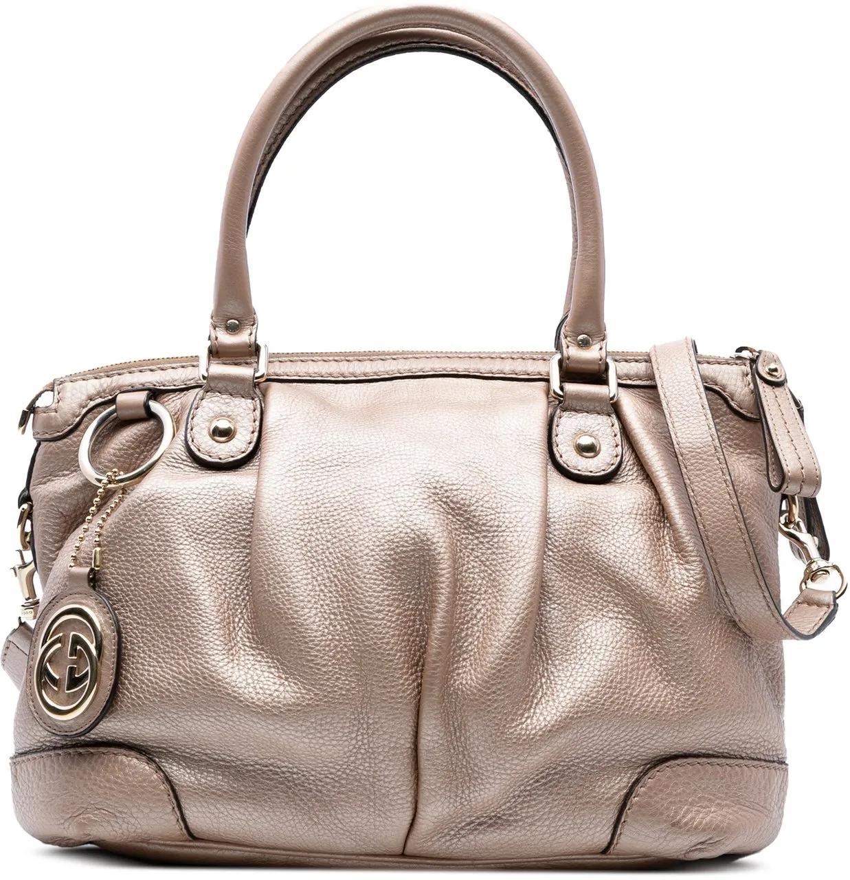 Gucci Hobo Bags - Calfskin Sukey Satchel - Gr. unisize - in Gold - für Damen