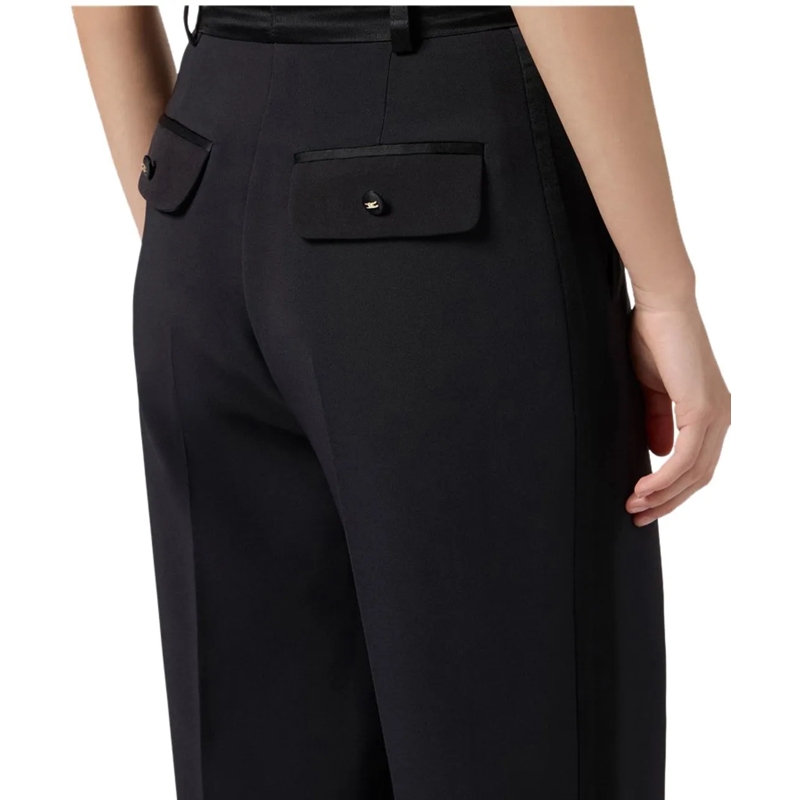 Elisabetta Franchi Hose Trousers Black schwarz(Image 5)