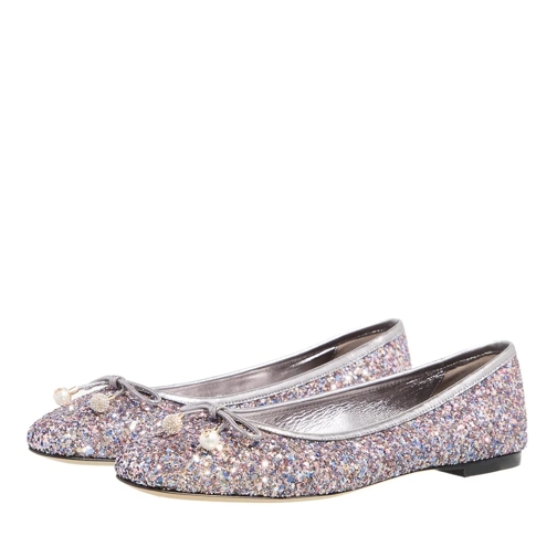 Jimmy Choo Elme Glitter Ballerine Shoes Sprinklemix Ballerina