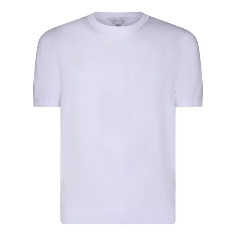 Malo T-shirt Timeless White T-Shirt White