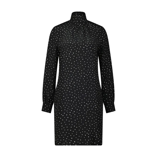 Max Mara Gepunktetes Blusenkleid Visir Schwarz Mini robes