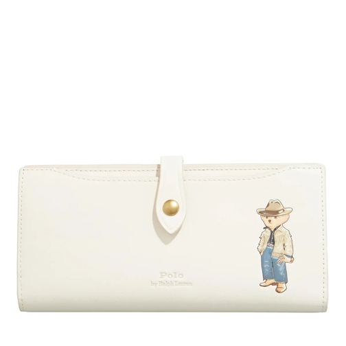 Polo Ralph Lauren Wallet-Small Ivory Portemonnaie mit Überschlag