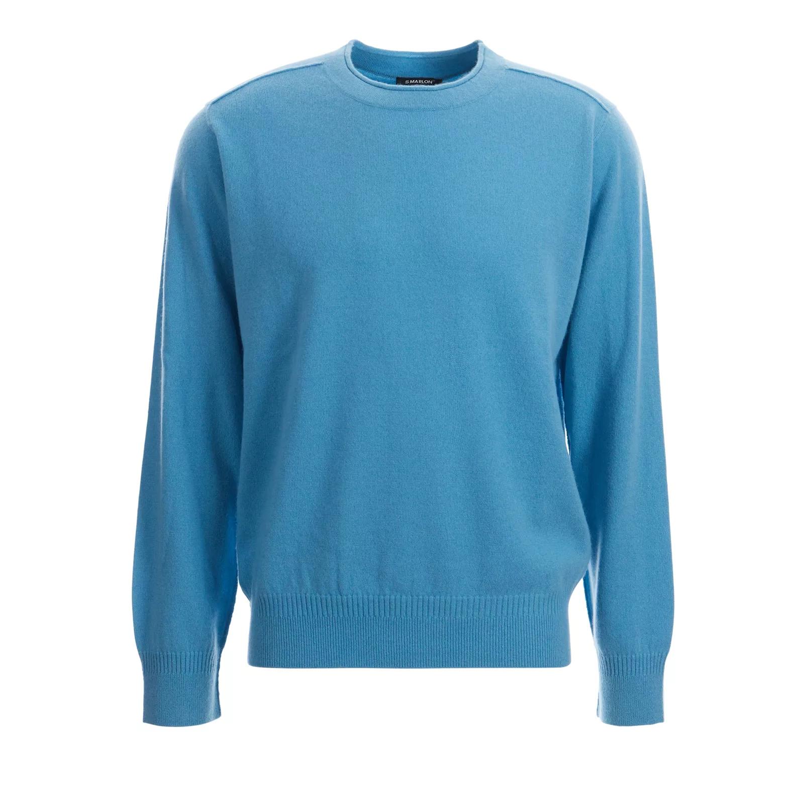 S.Marlon - RH Pullover 1/1 Arm Außennähte - Größe L - blau