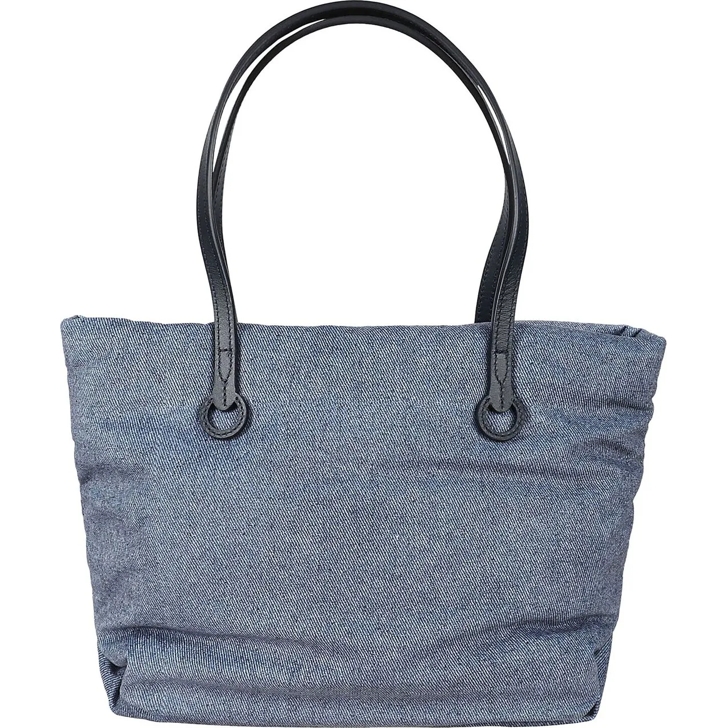 Small Puffy Anchor Tote Bag Blue blau Tote