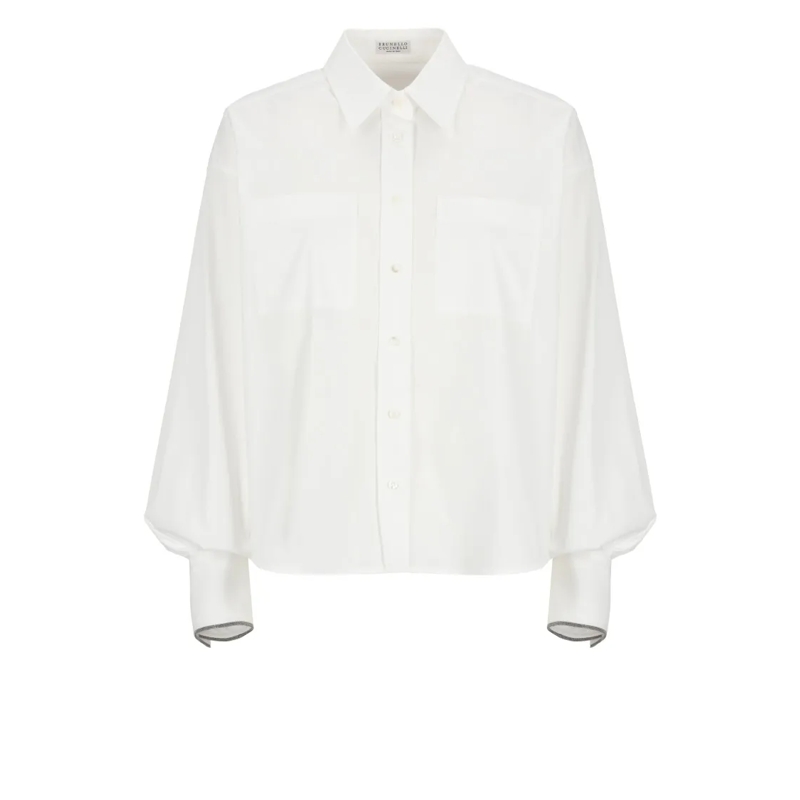 Brunello Cucinelli Hemd White Cotton Shirt White