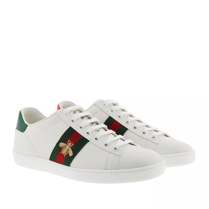 Gucci New Ace Sneakers Leather White Low Top Sneaker