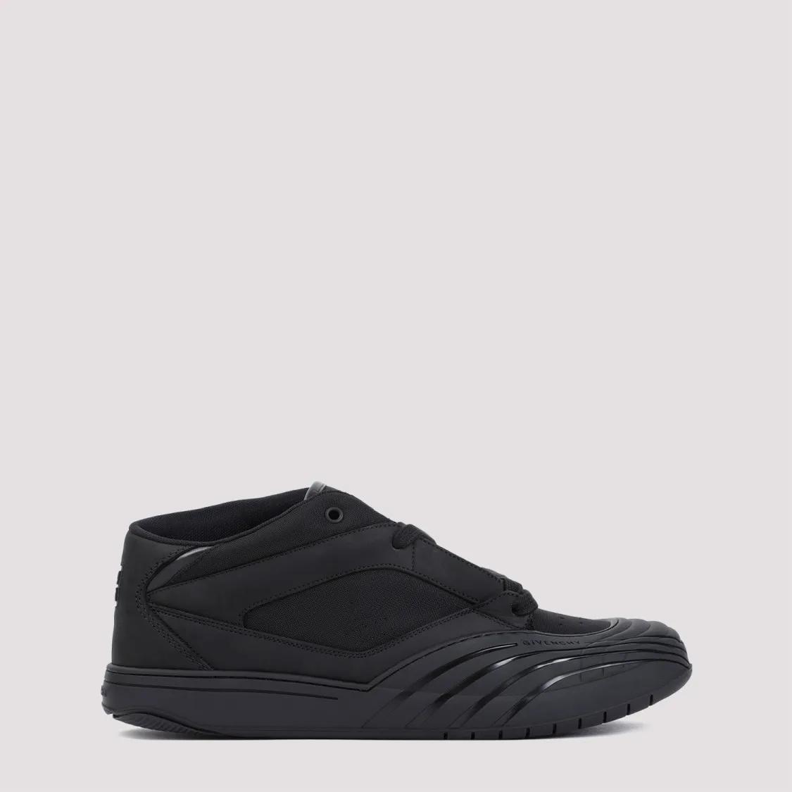Thumbnail - Givenchy Low-Top Sneaker - Black Calf Leather New Line Men Shoes Mid-Top Snea - Gr. 42 (EU) - in Schwarz - für Damen