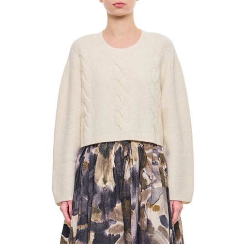 Lisa Yang Pull Hannan Chasmere Sweater Neutrals