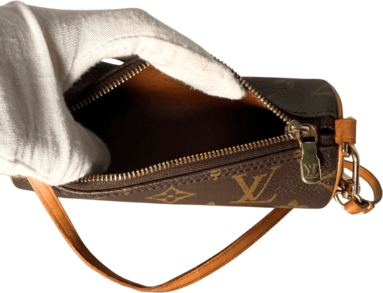 Thumbnail - Louis Vuitton Crossbody Bags - Louis Vuitton Mini Papillon Monogram Canvas / sehr - Gr. unisize - in Braun - für Damen