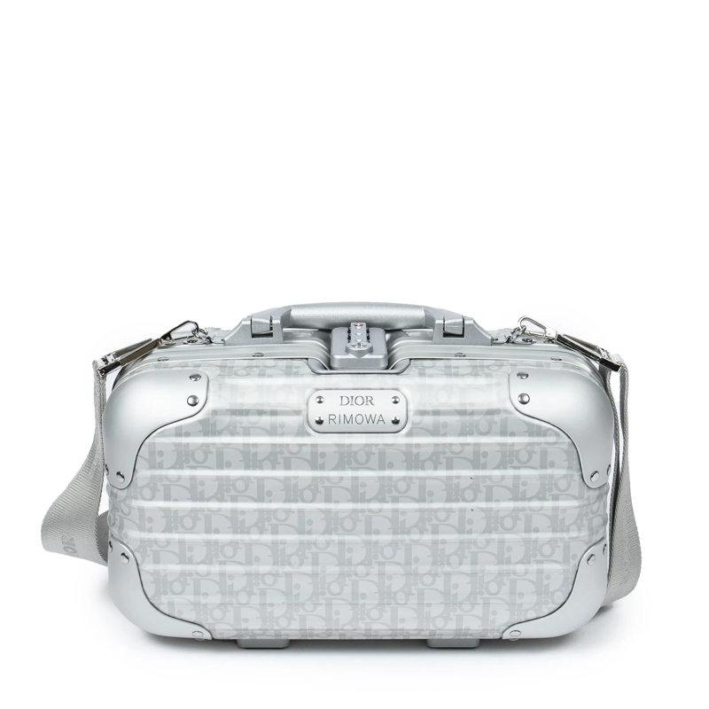 Christian Dior Crossbody Bag Rare Ltd. Ed. Dior x Rimowa Carry On Case silber