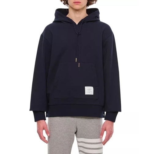 Thom Browne Cotton Hoodie Pullover Black 