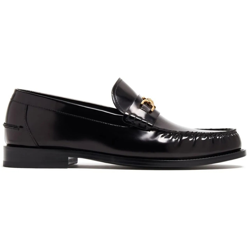 Versace Loafer Flat Shoes Black schwarz