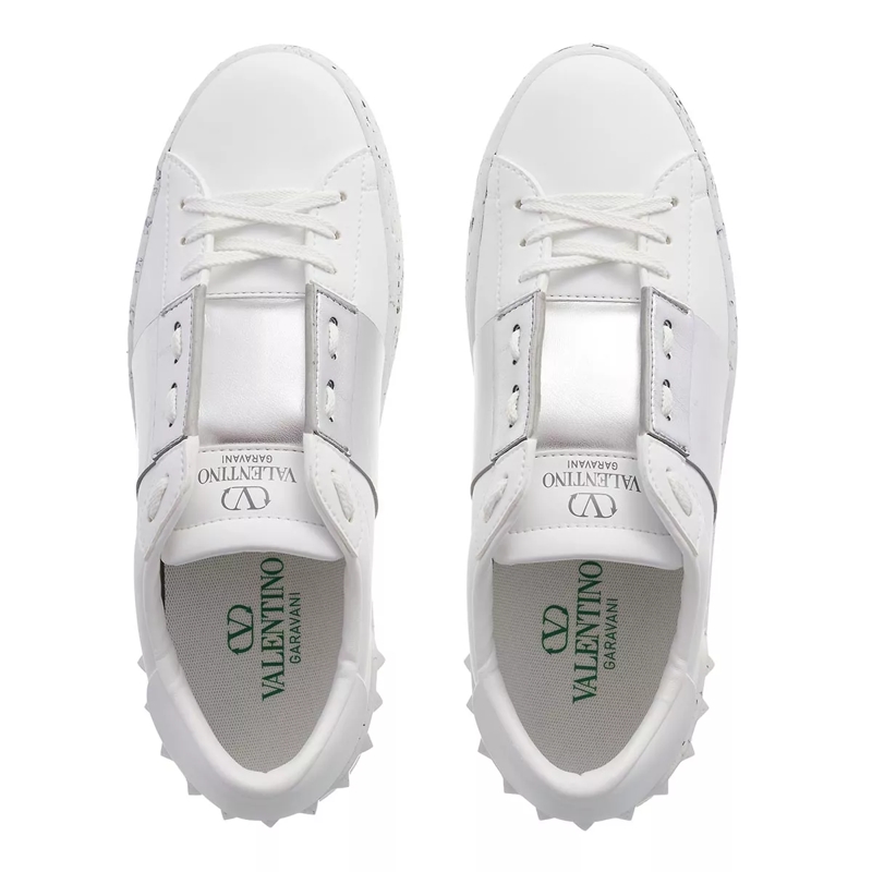 Valentino Garavani Low-Top-Sneaker Open For A Change Sneakers White/Silver(Image 3)
