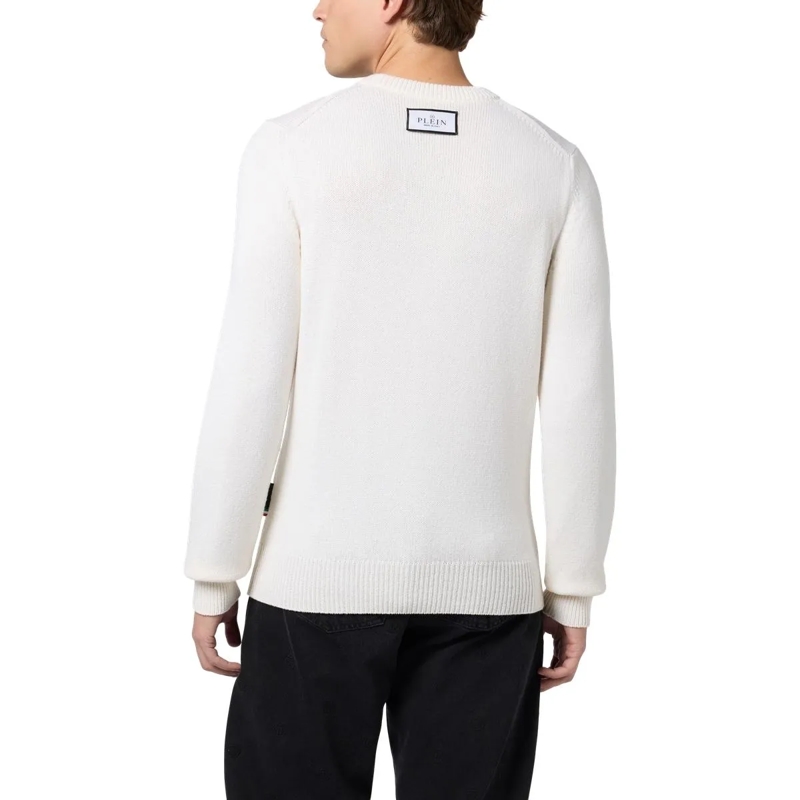 Philipp Plein  Round Neck Pullover Wind Rose weiss(Image 4)