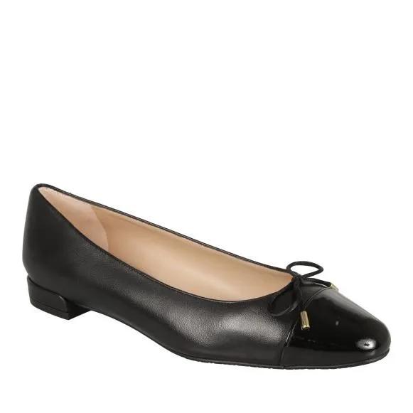 Stuart Weitzman Loafers & Ballerinas - Black Almond Toe Ballerinas - Gr. 38,5 (EU) - in Schwarz - für Damen