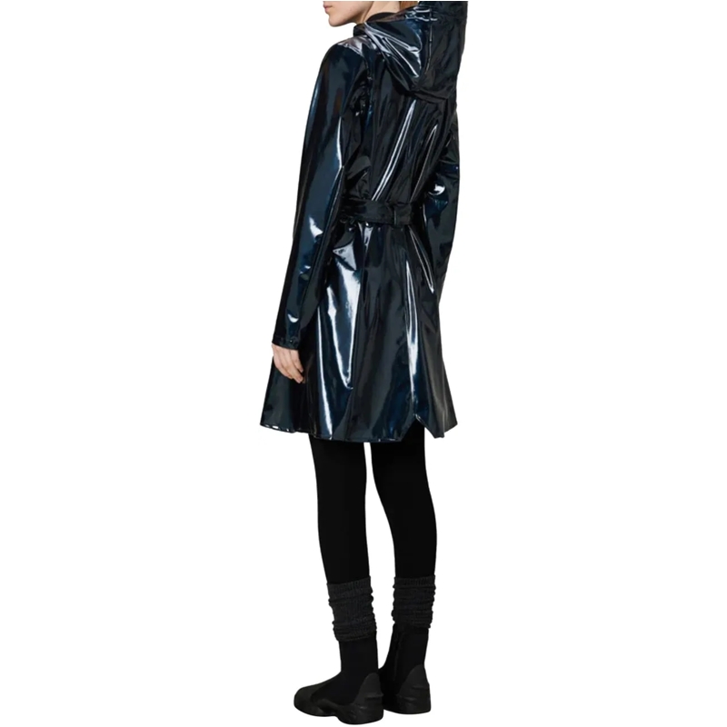 Rains Trenchcoat Rains Curve W Trenchcoats Blauw 18130 Curve W blau(Image 3)
