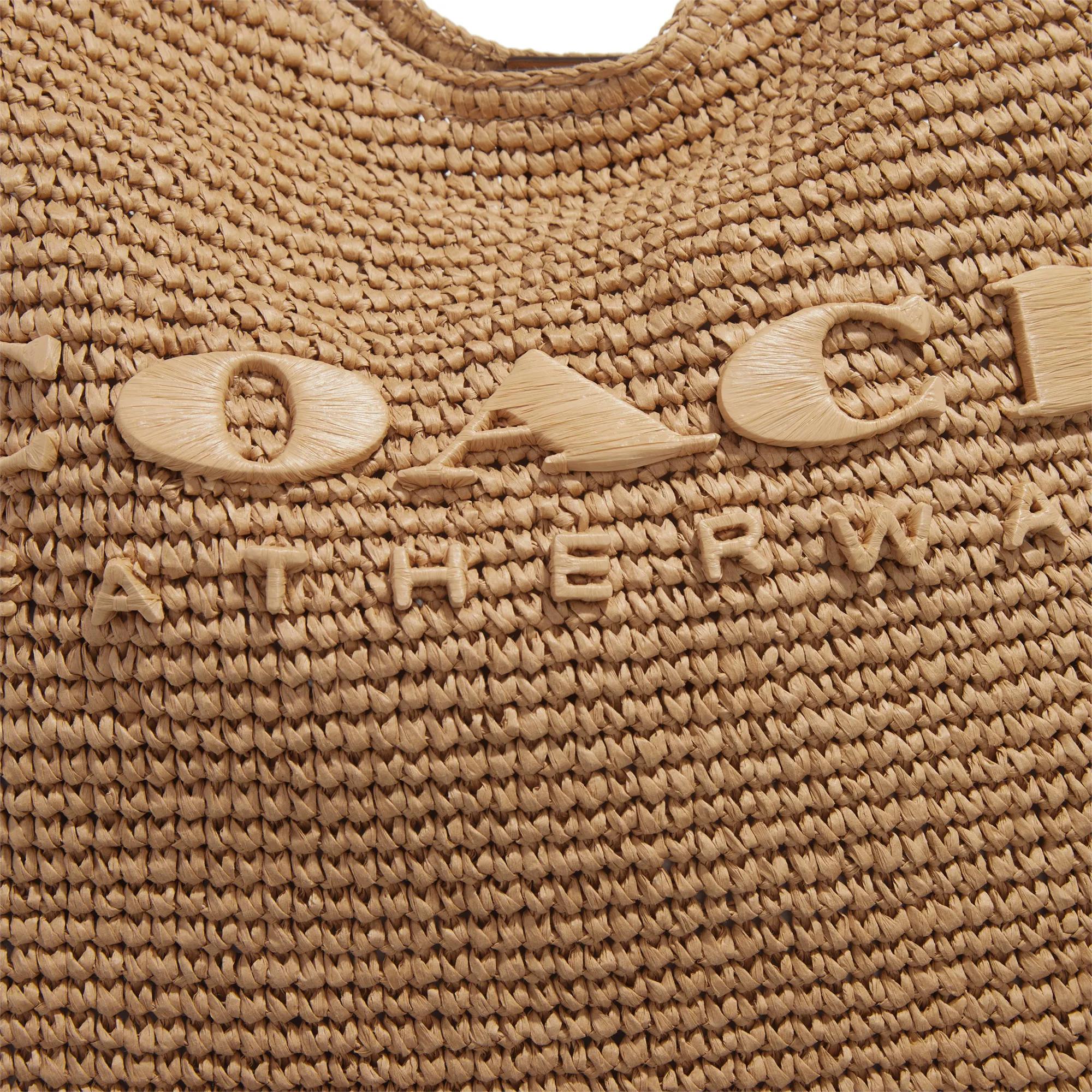 Coach Crossbody bags Straw Bk 39;Brass Nat in beige