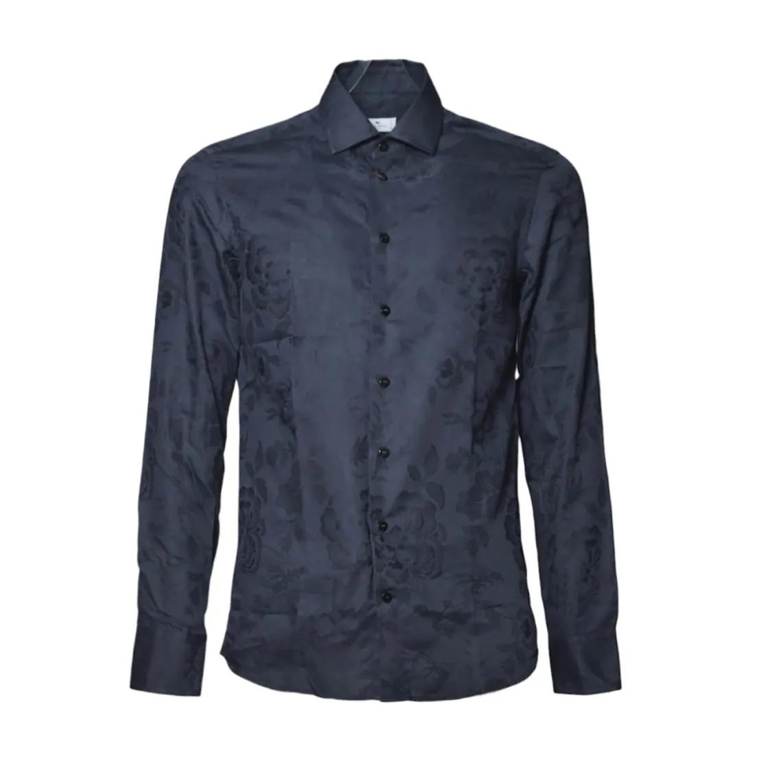 Thumbnail - Etro - Cotton Jacquard Shirt - Größe 41 - blau