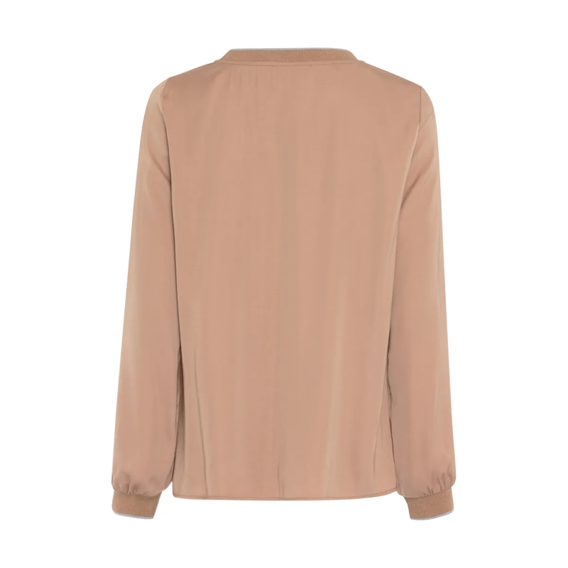 Marc Aurel Bluse Satin Top braun(Image 5)