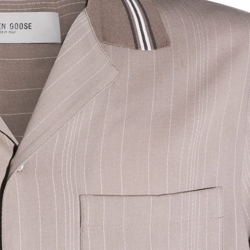 Golden Goose Hemd Beige Short Sleeve Shirt Neutrals(Image 3)