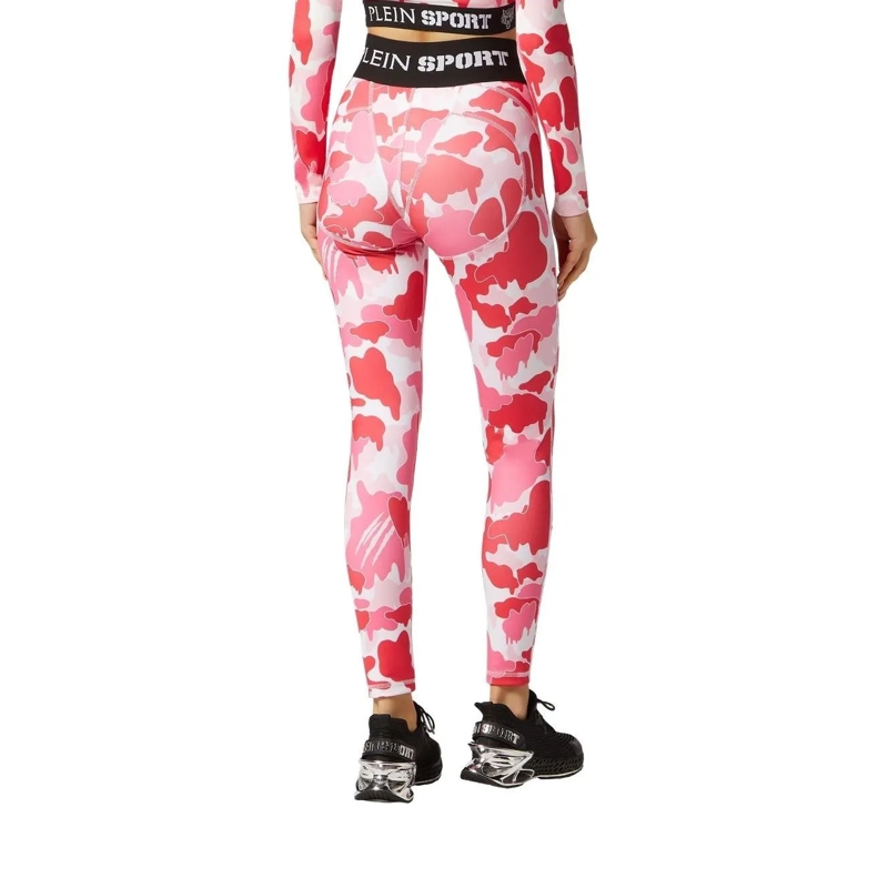Plein Sport Leggings Leggings Camouflage fuschsia(Image 4)