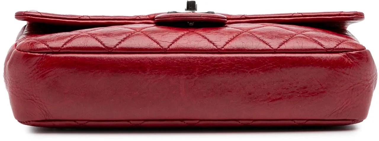 Thumbnail - Chanel Hobo Bags - 2014 Medium Glazed Calfskin Duo Color Flap - Gr. unisize - in Rot - für Damen