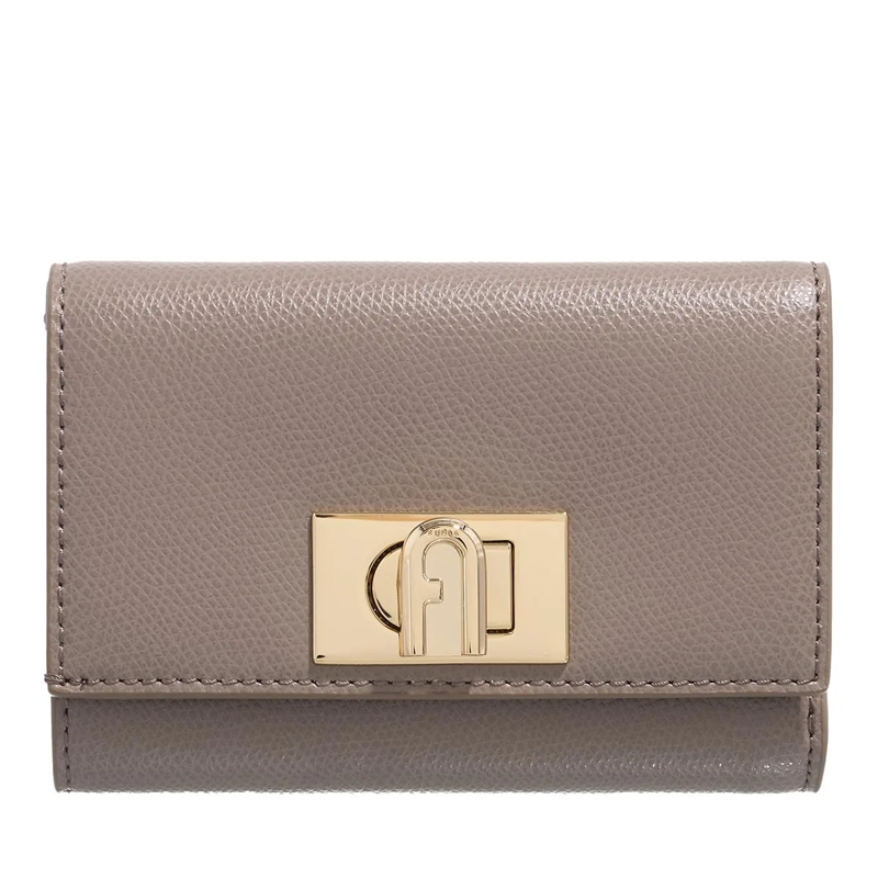 Furla Tri-Fold-Portemonnaie Furla 1927 M Compact Wallet Stucco Gray
