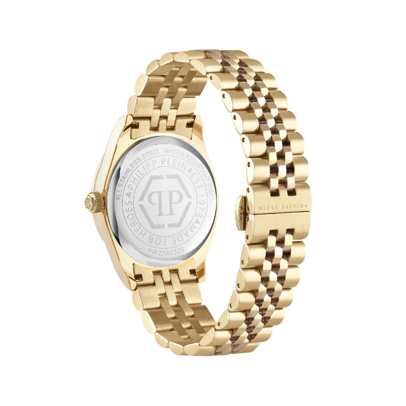 Philipp Plein Quarzuhr Quarz-Analoguhr Plein Icon Chain gold(Image 2)