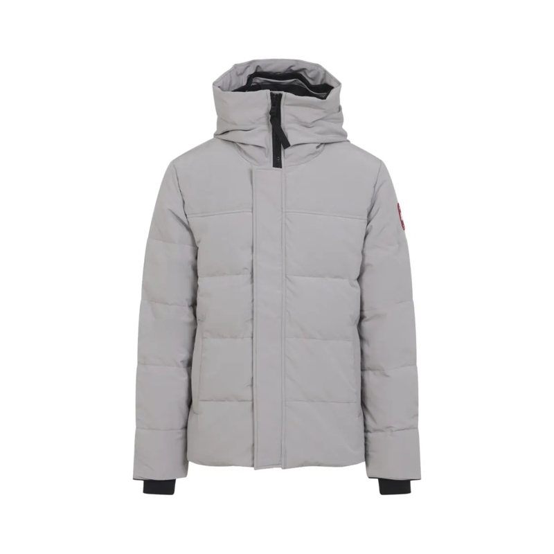 Canada Goose Parka Macmillan Parka With High Collar Grey