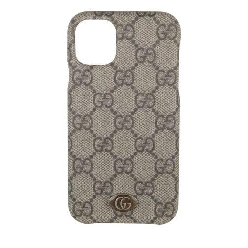 Gucci Ophidia iPhone 11 Smartphone Case Beige Ebony Handyhülle