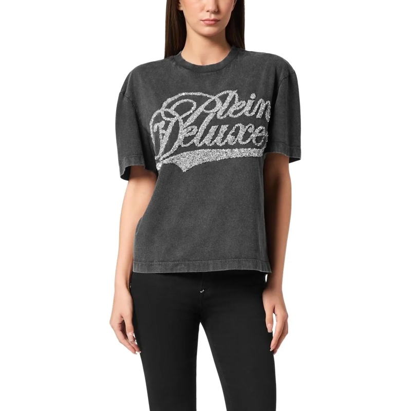 Philipp Plein T-Shirt T-Shirt Man Fit Signature schwarz(Image 2)