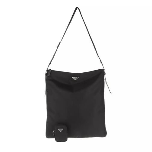 Prada Messenger Bag Saffiano Leather Black Messenger Bag