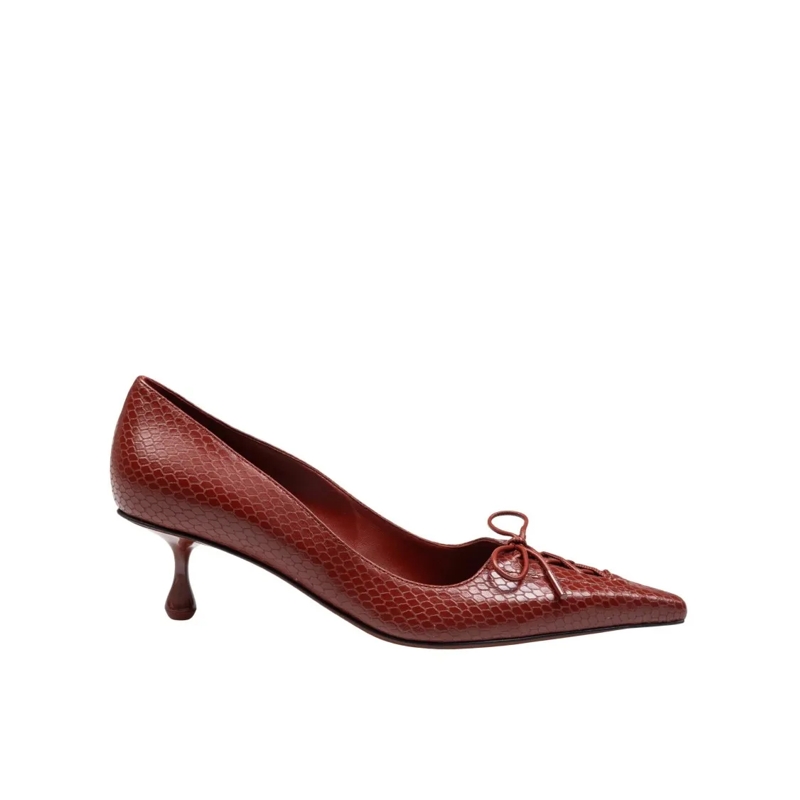 Jimmy Choo Pumps Scarlett 50 Pumps In Leather Burgundy