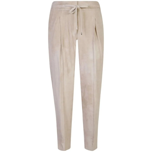 Peserico Jogginghosen Corduroy Jogger Trousers Neutrals