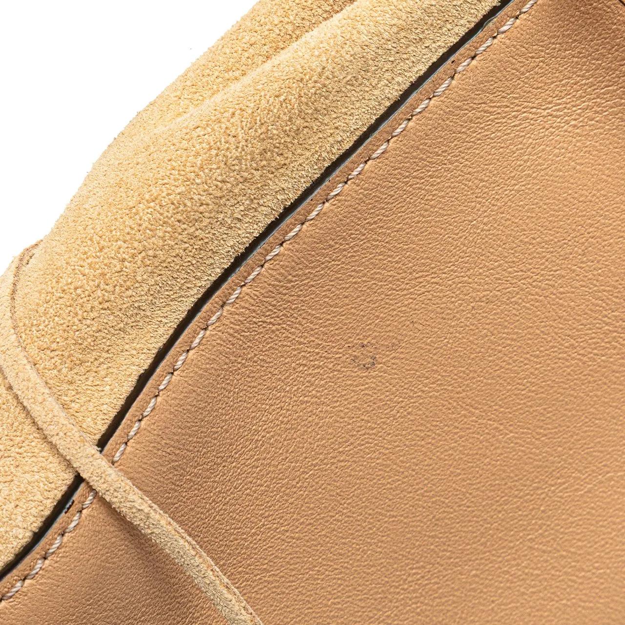 Thumbnail - Chloé Hobo Bags - Mini Leather and Suede Sac Fringe Crossbody - Gr. unisize - in Braun - für Damen