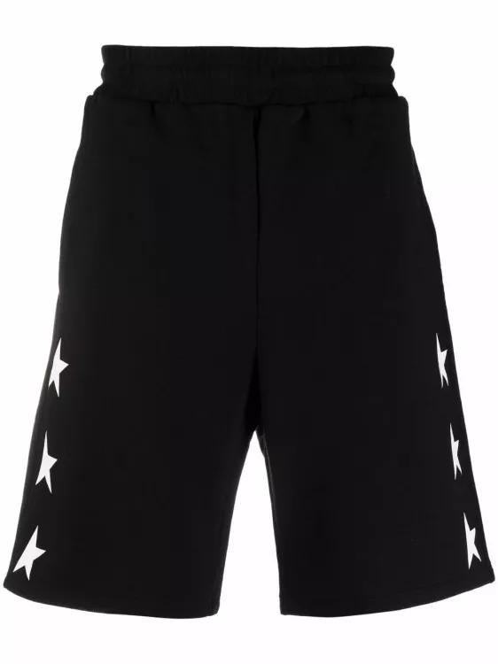 Golden Goose - Cotton Star Print Shorts - Größe XL - black