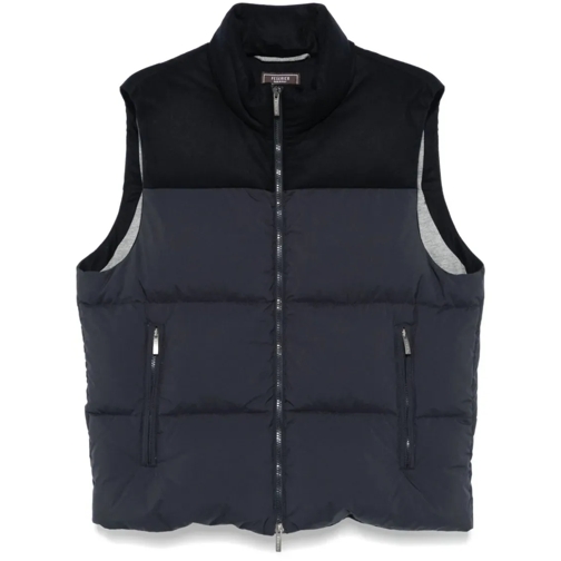 Peserico Donzen jassen Sleeveless Down Gilet Blue