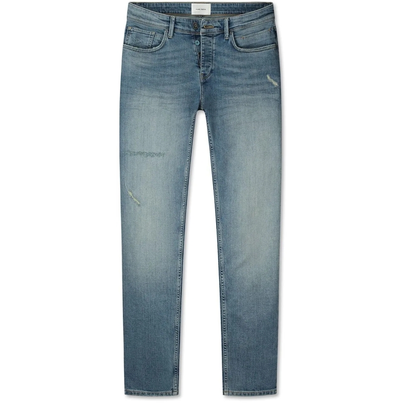 PURE PATH Skinny-Leg-Jeans The Ryan blau
